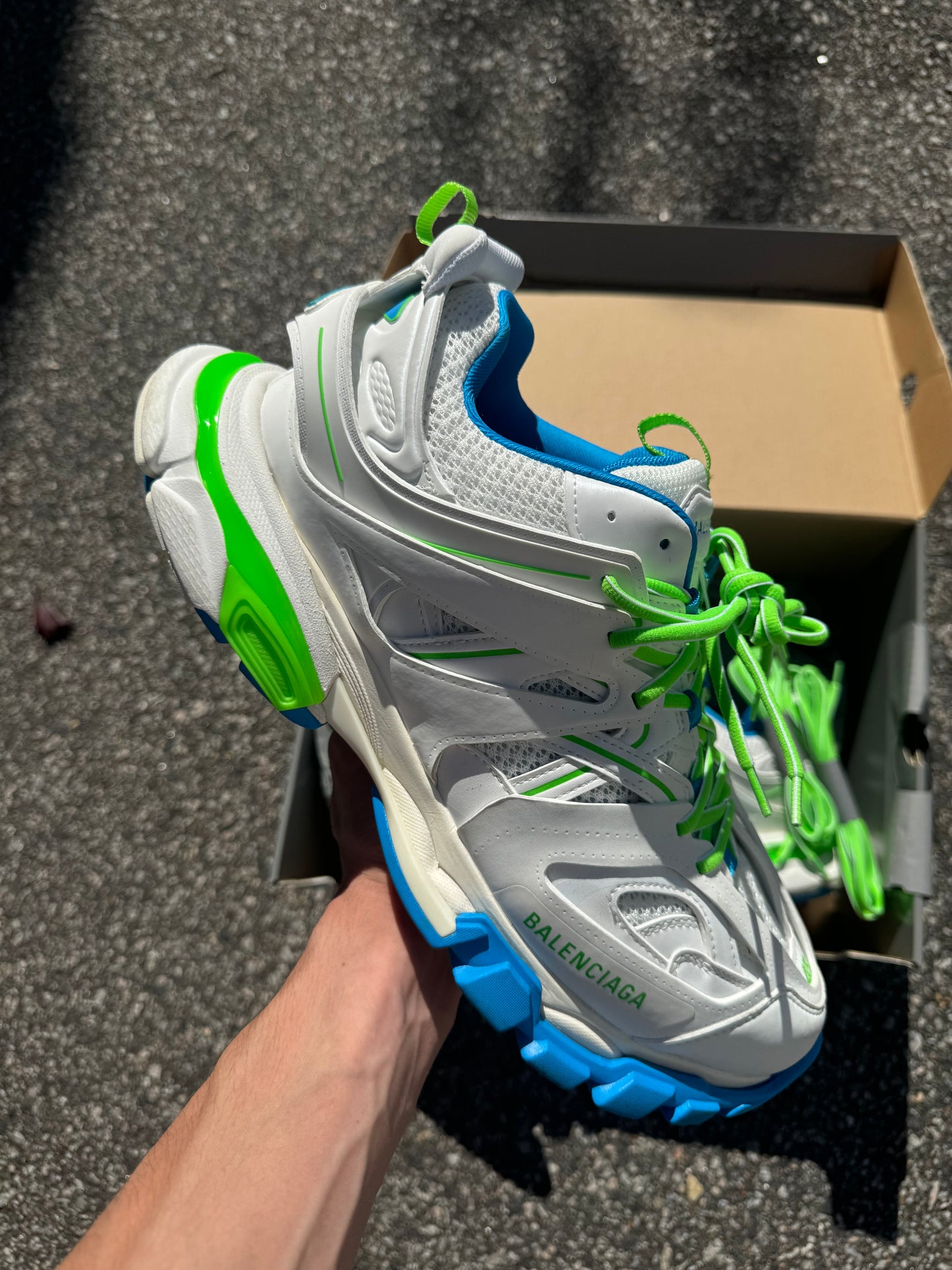 Balenciaga Track Sneaker ‘White Green’