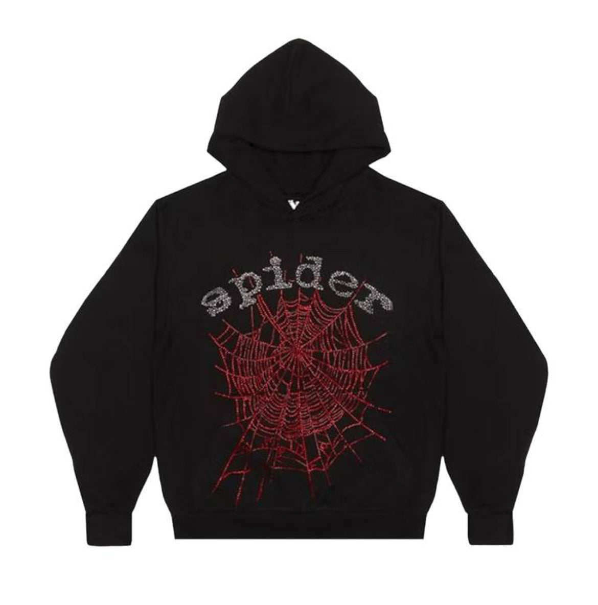 Sp5der OG Rhinestone Hoodie ‘Black’